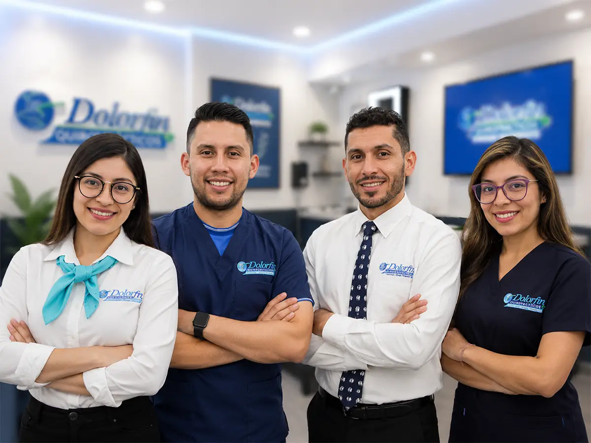 Equipo de especialistas de Dolorfin Pachuca